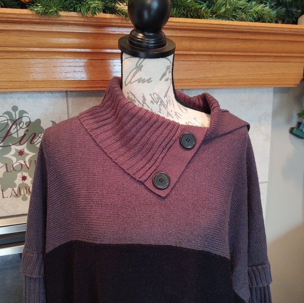 💥 3/$20 DressBarn L/XL Shawl with Arms Sweater! - Picture 9 of 14
